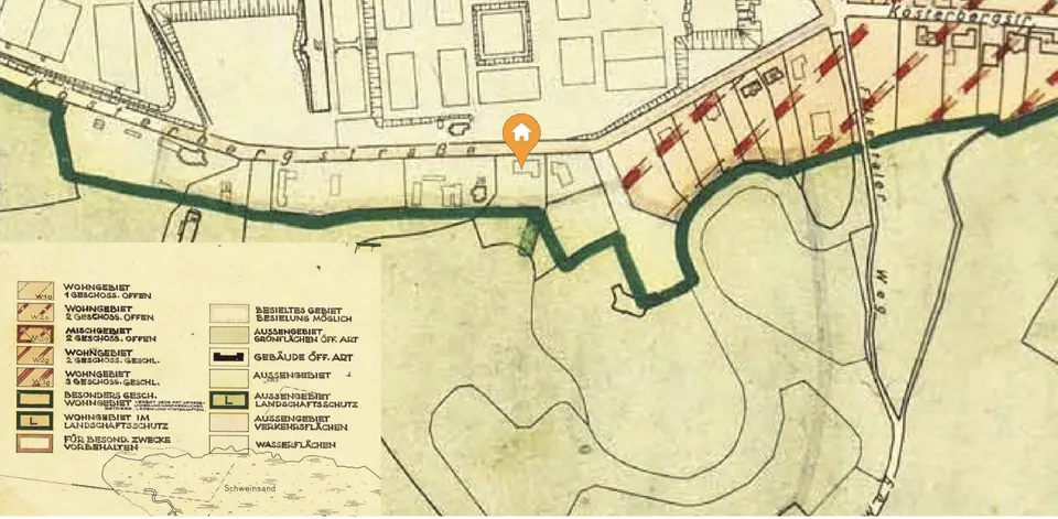 Grundstück Hamburg-Blankenese – Baustufenplan