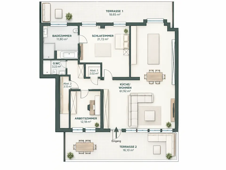Wohnung Hamburg-Winterhude – Grundriss